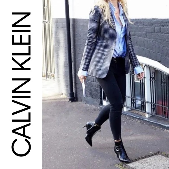 Calvin Klein Shoes - Calvin Klein Black Leather Booties